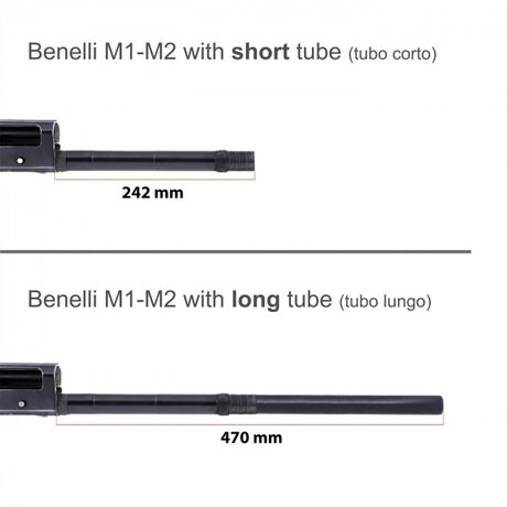 Benelli M2 handguard with long tube  | M-Lok