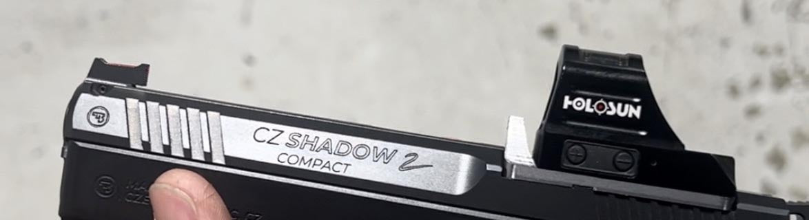 CZ Shadow 2 plaque adaptatrice Optics Ready avec hausse avancée intégrée | Trijicon RMR empreinte - Ubitzu