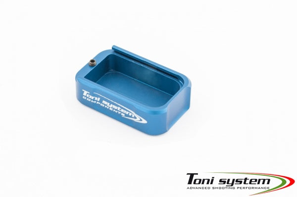 Tanfoglio talon de chargeur alu pour Large Frame | +2 cartouches - Bleu - Ubitzu