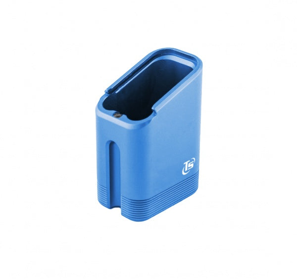 Tanfoglio talon de chargeur alu pour Large Frame | +9 coups - Bleu - Ubitzu