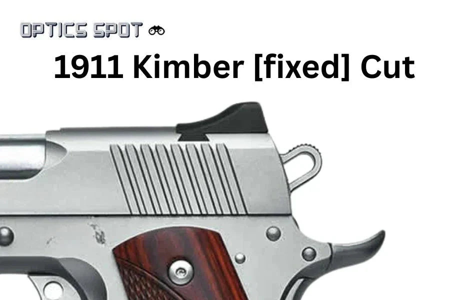 1911 [Kimber Cut] adjustable sights | fiber optic - Ubitzu