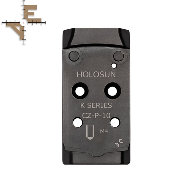CZ P-10 plaque adaptatrice Optics Ready | Holosun K-series empreinte - Ubitzu
