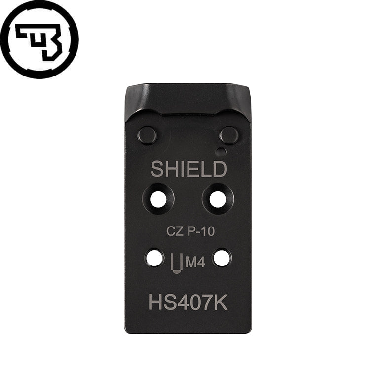 CZ P-10 Optics Ready plaque adaptatrice | Shield RMSc & Holosun K-series empreinte - Ubitzu