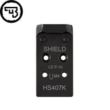 CZ P-10 Optics Ready plaque adaptatrice | Shield RMSc & Holosun K-series empreinte - Ubitzu