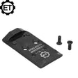 CZ Shadow 2 plaque adaptatrice Optics Ready | Holosun K-series empreinte - Ubitzu