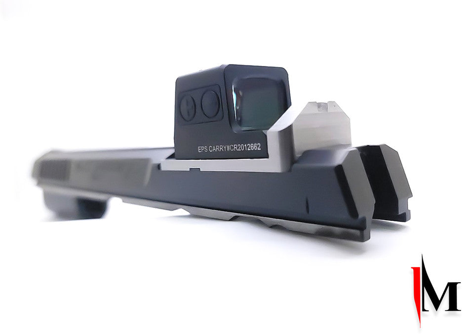 CZ Shadow 2 plaque adaptatrice Optics Ready avec hausse intégrée | type S [RMSc DPP K-series empreinte] - Ubitzu