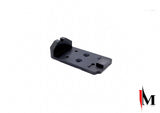 CZ Shadow 2 plaque adaptatrice Optics Ready avec hausse intégrée | type S [RMSc DPP K-series empreinte] - Ubitzu