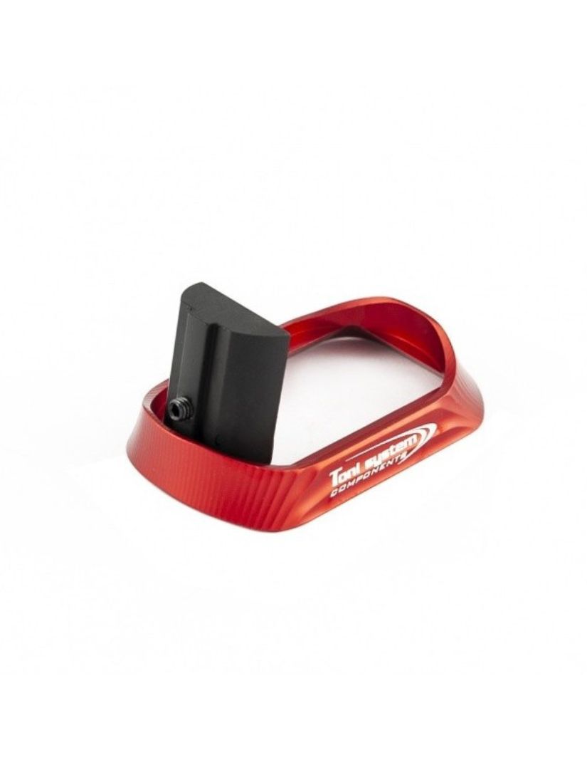 Glock 19 gen.5 alu magwell - Rouge - Ubitzu