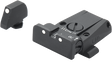 Glock [G17 G19 G26 & other] organes de visée réglables | points blancs - Ubitzu
