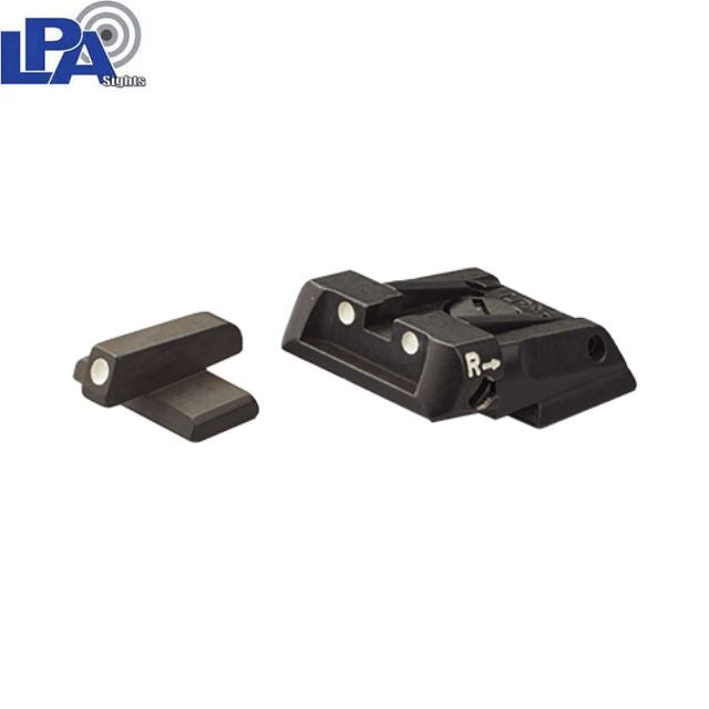 HK VP9 SFP9 VP40 P30 HK45 organes de visée réglables | points blancs - Ubitzu