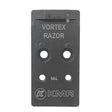 KMR W-02 & L-02 plaque adaptatrice Optics Ready | empreinte Vortex Razor - Ubitzu