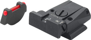 Ruger [P85 P89] organes de visée réglables | fibre optique - Ubitzu