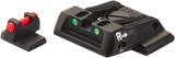 Smith & Wesson M&P adjustable sights | fiber optic - Ubitzu