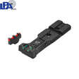 Smith & Wesson revolver [686 629 19 66 586 & other] organes de visée réglables prêts pour viseur point rouge [pin-front sight] | fibre optique