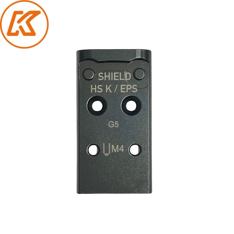 Plaque adaptatrice steel pour viseur point rouge pour Glock MOS | Shield RMSc & Holosun K-series empreinte - Ubitzu