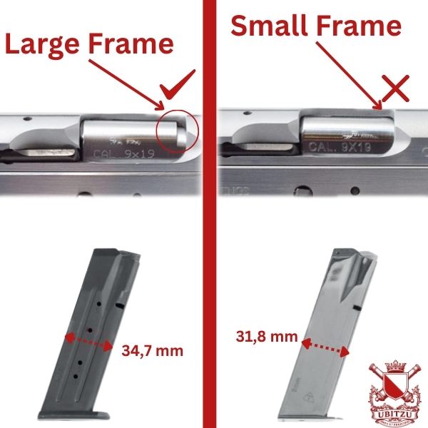 Tanfoglio magwell alu pour Small Frame - Ubitzu