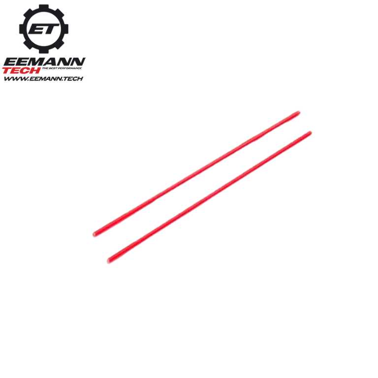 Inserts de visée à fibre optique universels | lot de 2 pièces - Rouge 1.0 mm - Ubitzu
